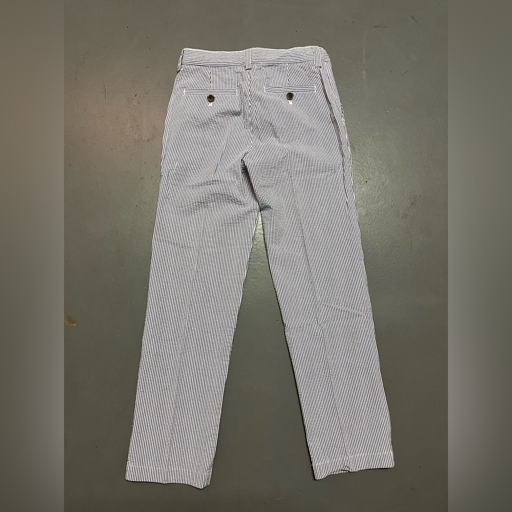 Men's Striped Pants - Blue and White